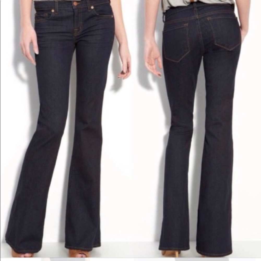 ❤️ J Brand Babe Starless Flare Jean Dark Wash